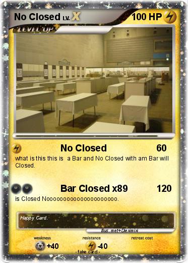 Pokemon No Closed