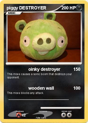 Pokemon piggy DESTROYER