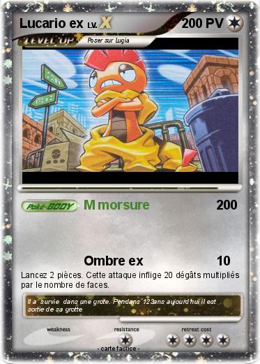 Pokemon Lucario ex