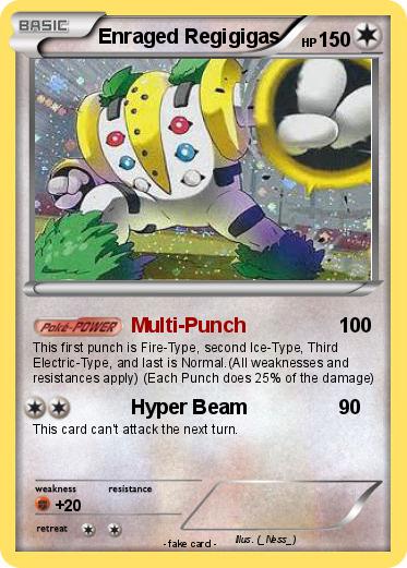 Pokemon Enraged Regigigas