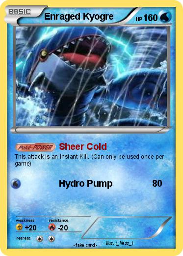 Pokemon Enraged Kyogre