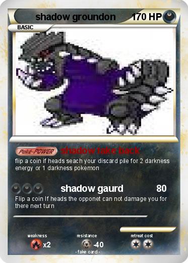 Pokemon shadow groundon