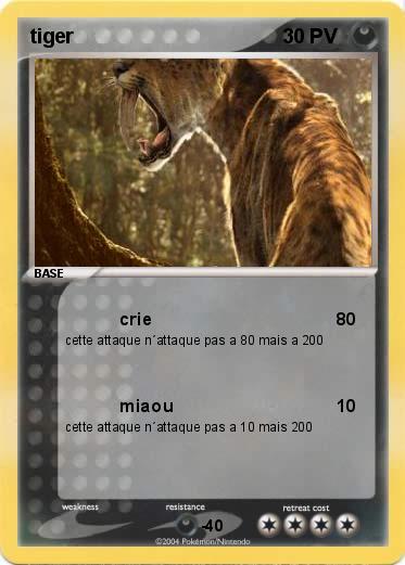 Pokemon tiger