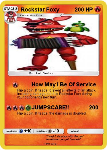 Pokemon Rockstar Foxy