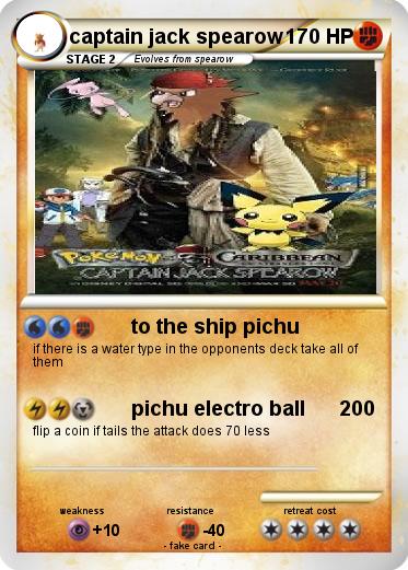 Pokemon captain jack spearow