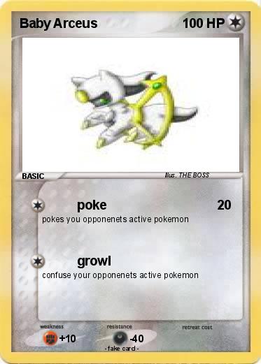 Pokemon Baby Arceus