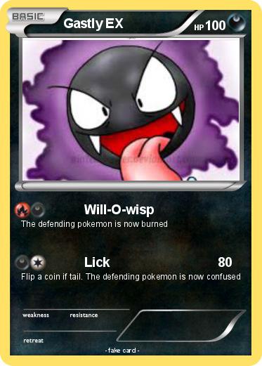 Pokemon Gastly EX