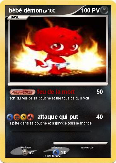 Pokemon bébé démon