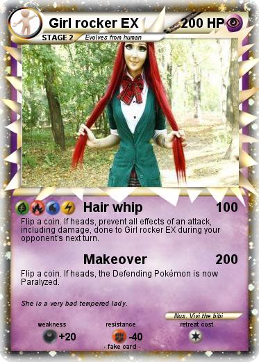 Pokemon Girl rocker EX