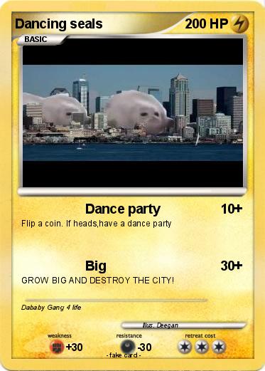 Pokemon Dancing seals