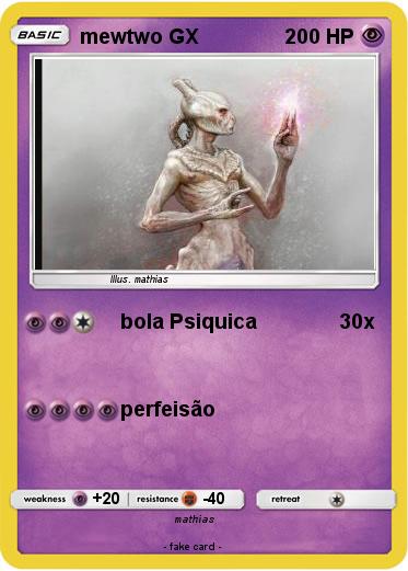 Pokemon mewtwo GX