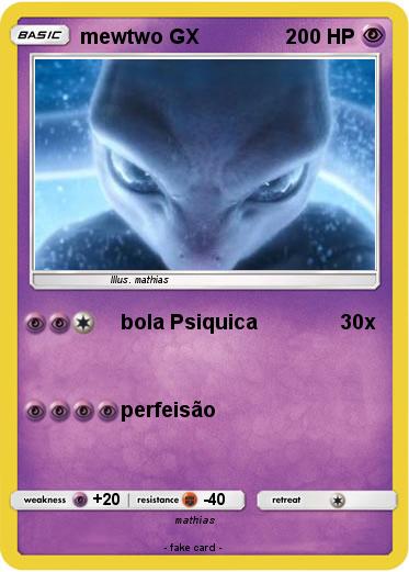 Pokemon mewtwo GX