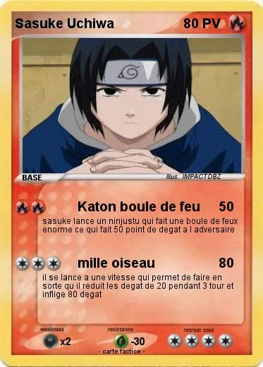 Pokemon Sasuke Uchiwa