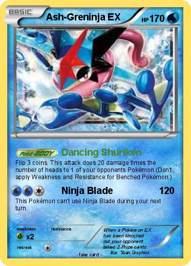 Pokemon Ash-Greninja EX