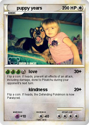 Pokemon puppy years