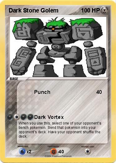 Pokemon Dark Stone Golem