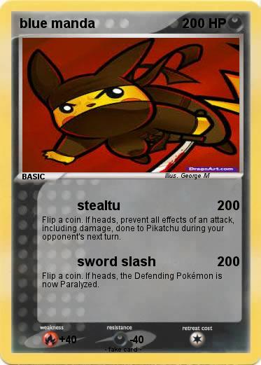 Pokemon blue manda