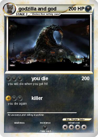 Pokemon godzilla and god