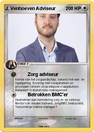 Pokemon J. Venhoeven Adviseur
