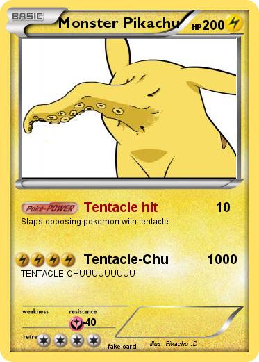 Pokemon Monster Pikachu