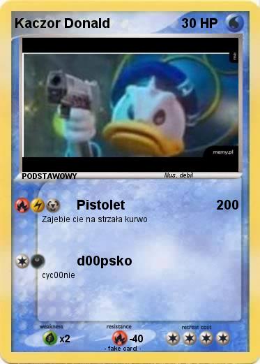 Pokemon Kaczor Donald
