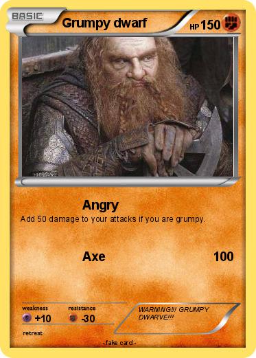 Pokemon Grumpy dwarf