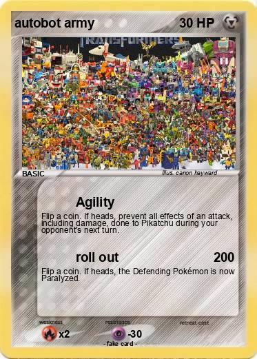 Pokemon autobot army