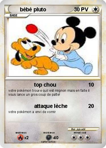 Pokemon bébé pluto