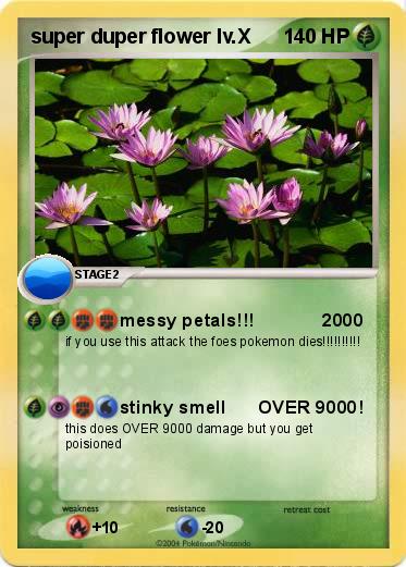 Pokemon super duper flower lv.X