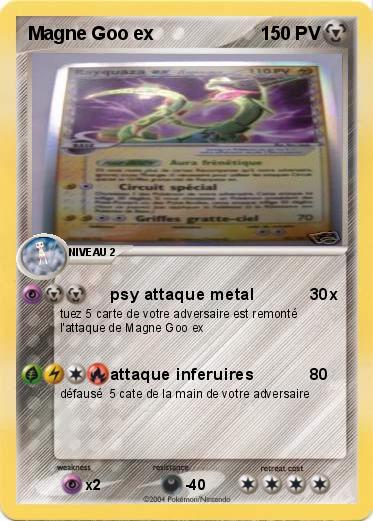 Pokemon Magne Goo ex