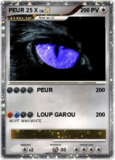 Pokemon PEUR 25 X