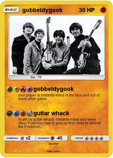 Pokemon gobbeldygook