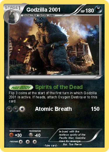 Pokemon Godzilla 2001
