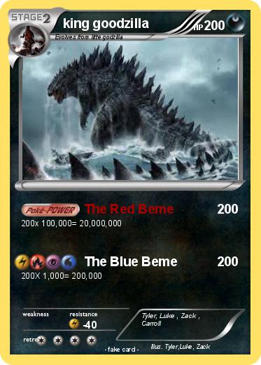 Pokemon king goodzilla