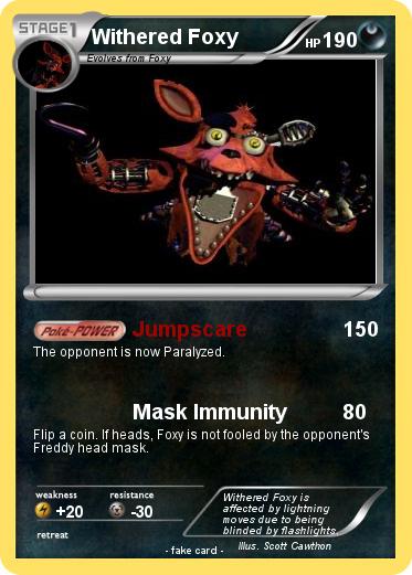 Pokemon Withered Foxy