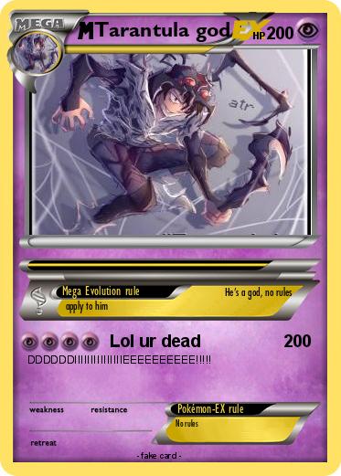 Pokemon Tarantula god