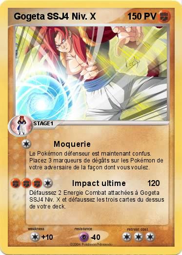 Pokemon Gogeta SSJ4 Niv. X
