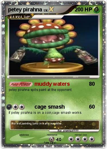 Pokemon petey pirahna