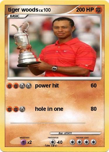 Pokemon tiger woods