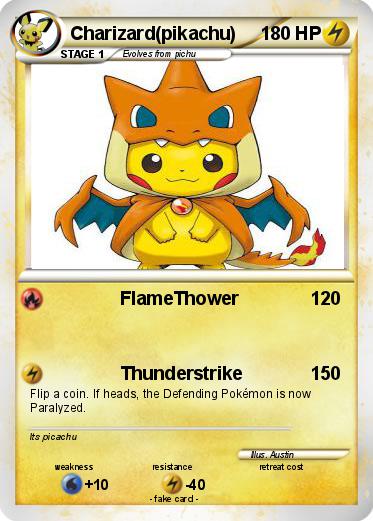 Pokemon Charizard(pikachu)