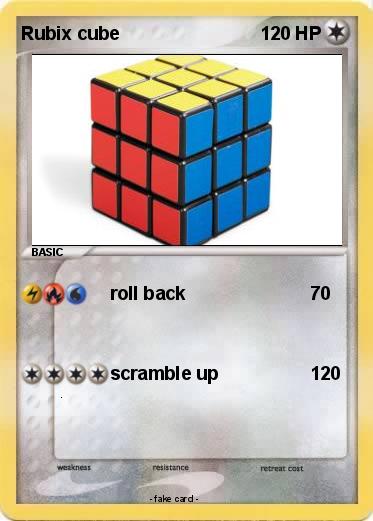 Pokemon Rubix cube
