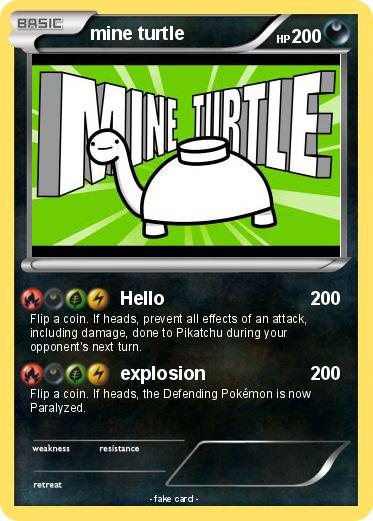 Pokemon mine turtle