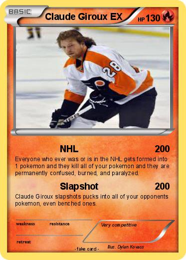 Pokemon Claude Giroux EX