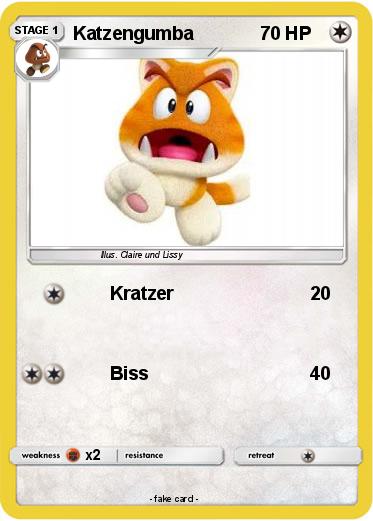 Pokemon Katzengumba