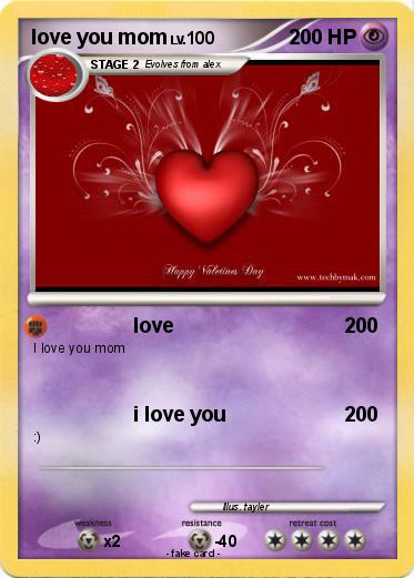 Pokemon love you mom