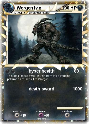Pokemon Worgen lv.x