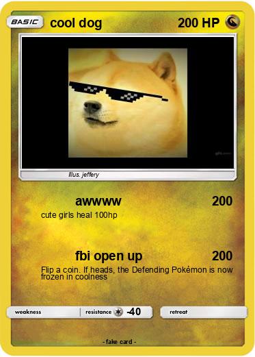 Pokemon cool dog