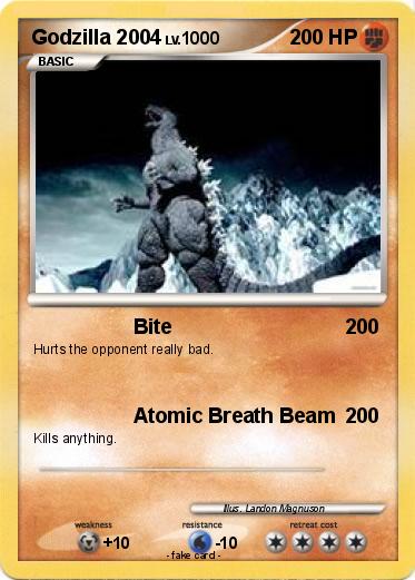 Pokemon Godzilla 2004