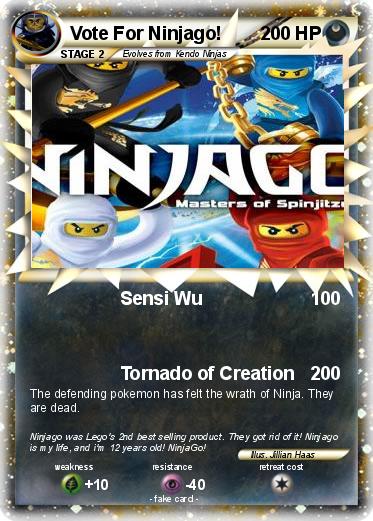 Pokemon Vote For Ninjago!
