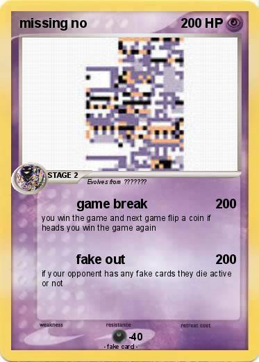 Pokemon missing no